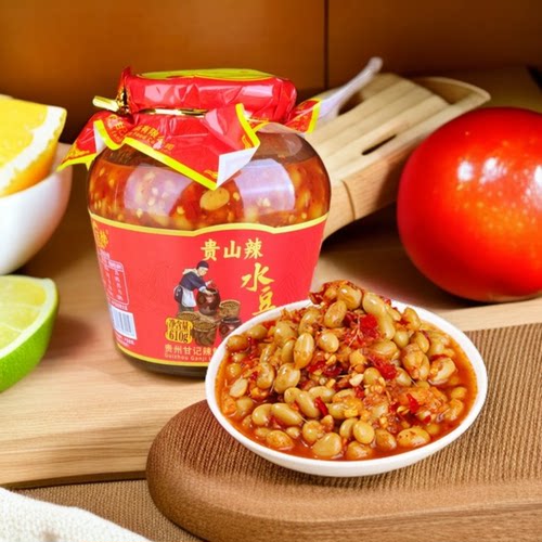 贵州风味水豆豉610g瓶装