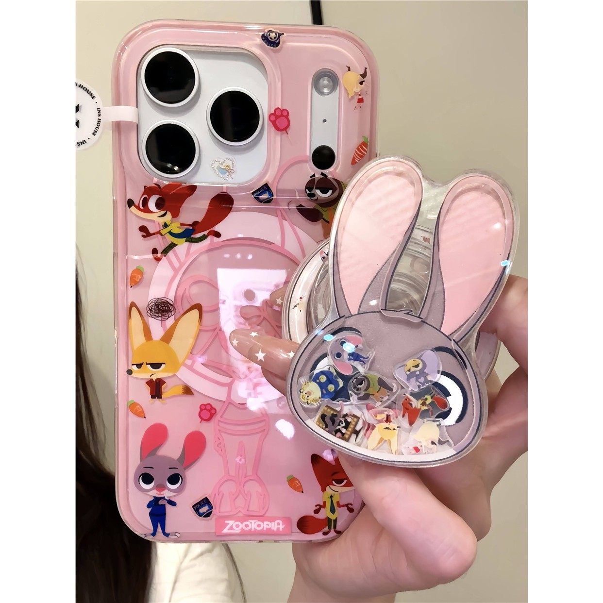 网红款可爱围边线条朱迪尼克磁吸适用于iphone17promax苹果16pr手机壳15