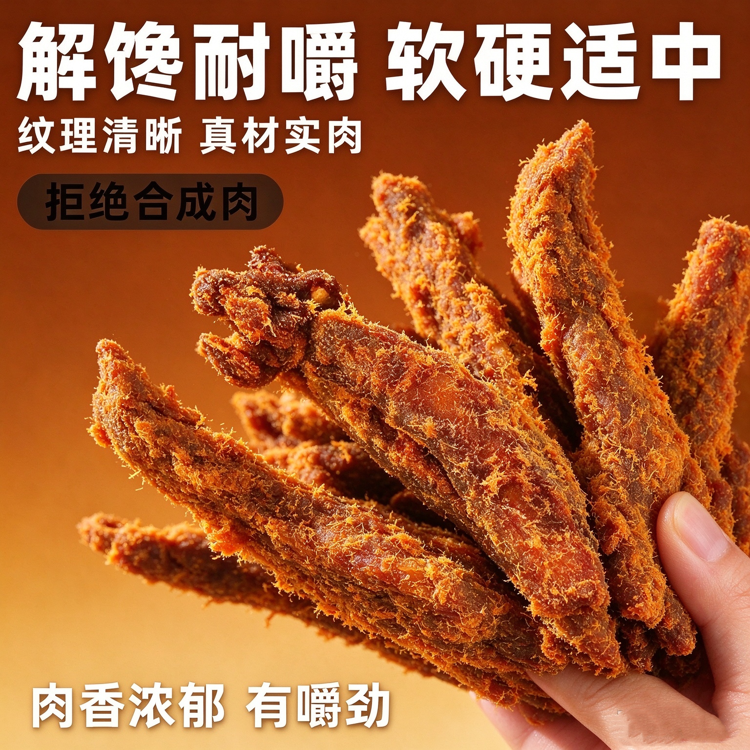 鹿小芙风干鸡胸肉干耐嚼解馋
