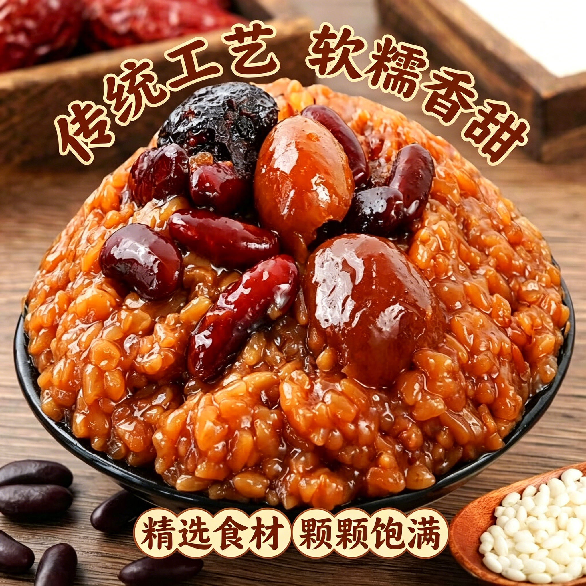 西安甑糕即食陕西特产小吃镜糕蒸糕糯米糕蜜枣甄糕传统糕点早餐