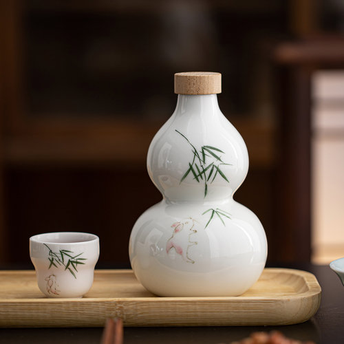 葫芦水壶天命人古风陶瓷酒壶