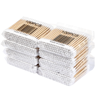 棉签化妆用尖头棉棒掏耳朵化妆专用棉棒家用一次性卸妆棉花棒掏耳