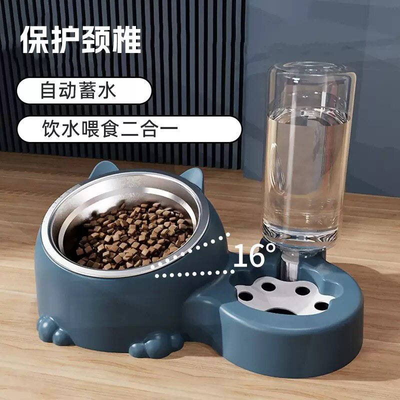 宠物猫碗猫食盆狗碗猫粮饭盆水碗猫咪中小型犬自动饮水器宠物用品