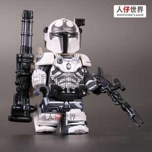 第三方定制小人仔积木全套WM曼达洛人PazVizla维兹拉机枪星球大战