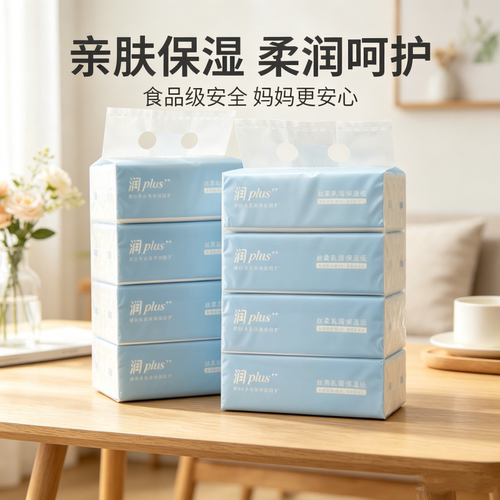 丝柔乳霜保湿纸亲肤加厚