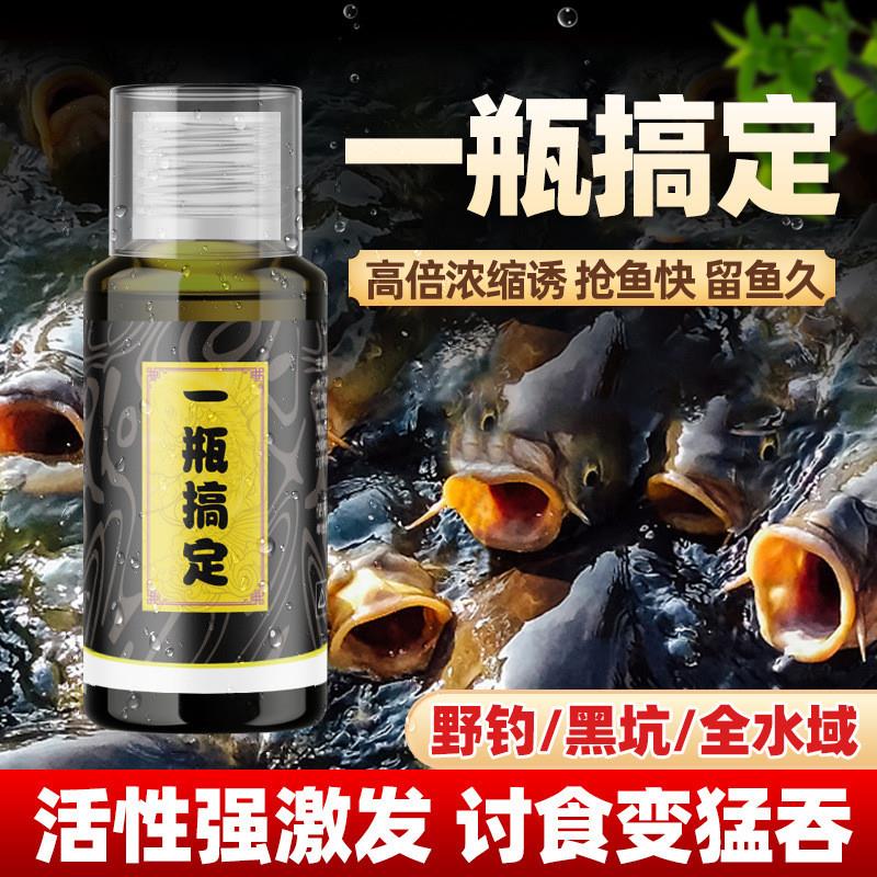 抖音爆款一瓶搞定鲫鲤鱼黑坑水库野钓通杀钓鱼小药鱼饵诱鱼添加剂