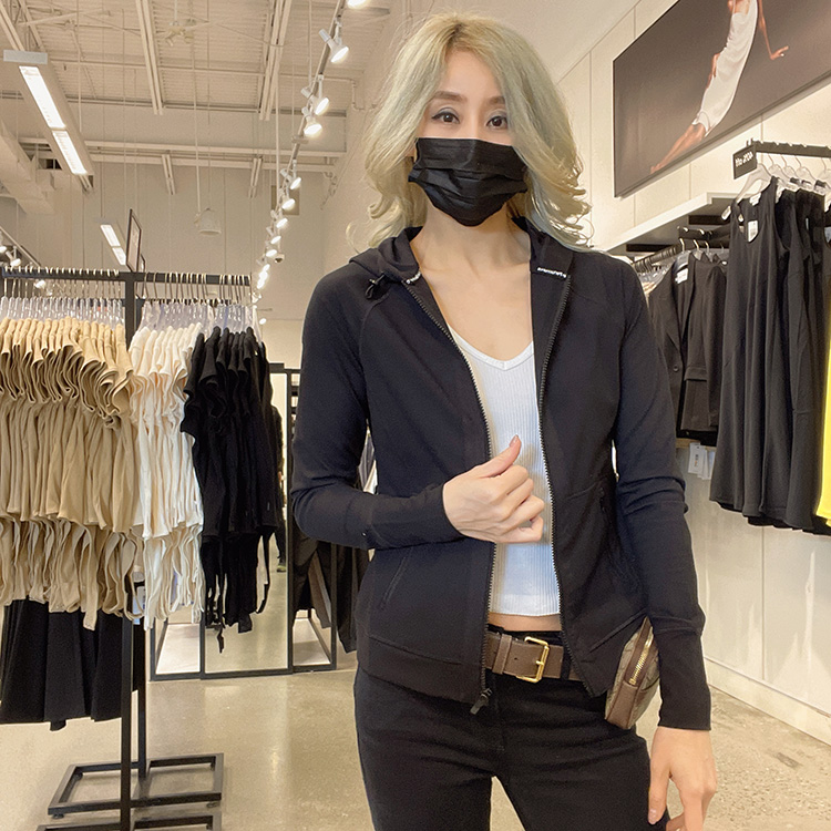 Calvin Klein CK23年女士舒适春夏季亲肤高弹力连帽运动开衫卫衣