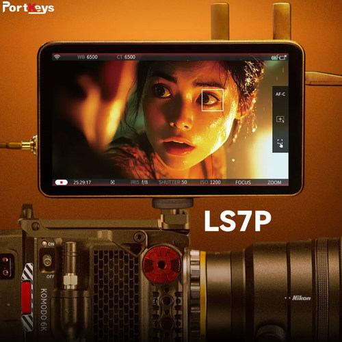 PortKeys艾肯LS7P 7寸监视器无线控制SDI+HDMI相机高亮显示器屏