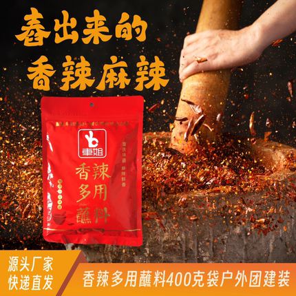 车姐香辣蘸料400克袋装聚会重庆麻辣鲜香干碟烤肉火锅串串香豆腐