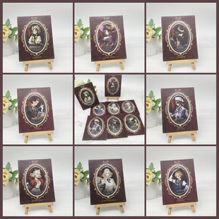 第五人格周边完美杀青系列 杰克园丁画家 椭圆吧唧马口铁徽章