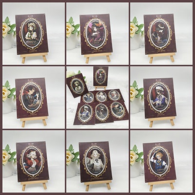 第五人格周边完美杀青系列 椭圆吧唧马口铁徽章 杰克园丁画家