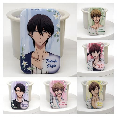 谷子熊 我让最想被拥抱的男人给威胁了 浮雕圆角方徽章盲盒周边