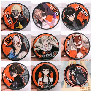 双闪角色徽章吧唧盲盒周边雨宫莲坂本龙司 女神异闻录5 正版 拆配