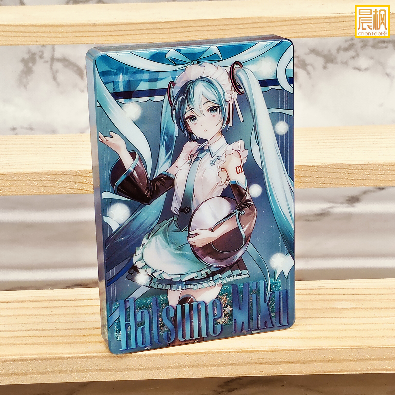 广博正品 初音未来miku 甜梦集 流沙亚克力摆件