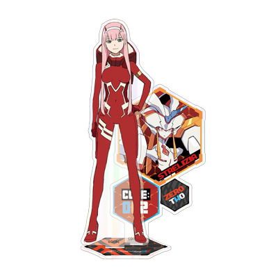 暴蒙正版DARLING in the FRANXX 国家队镭射光柱亚克力立牌