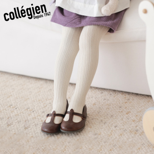 宝宝裤 埃及长绒棉打底裤 袜可外穿 袜春秋款 法国Collegien女童连裤