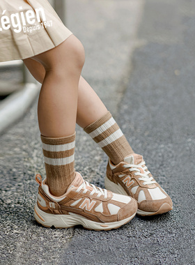 Collegien袜儿童袜子男童春秋埃及长绒棉短袜女童小腿袜宝宝袜子