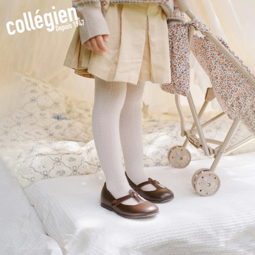 collegien女童美利奴羊毛连裤袜