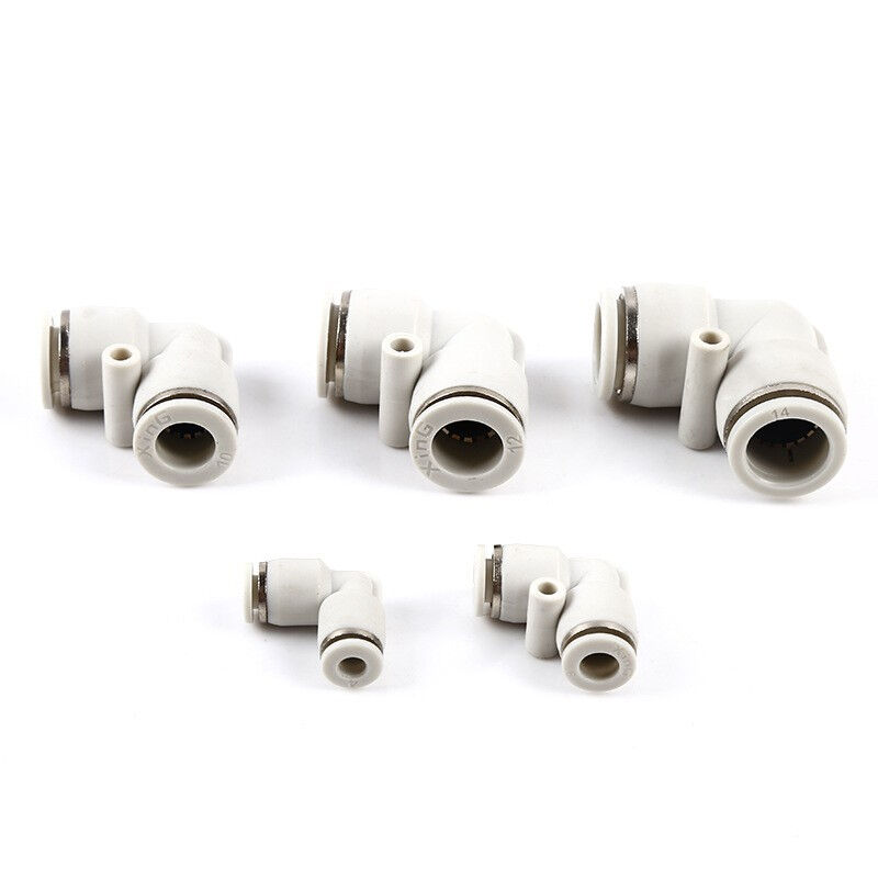 鑫官PV接头直角弯通塑料接头快速接头PV4/6/8/10PV弯通APV-4