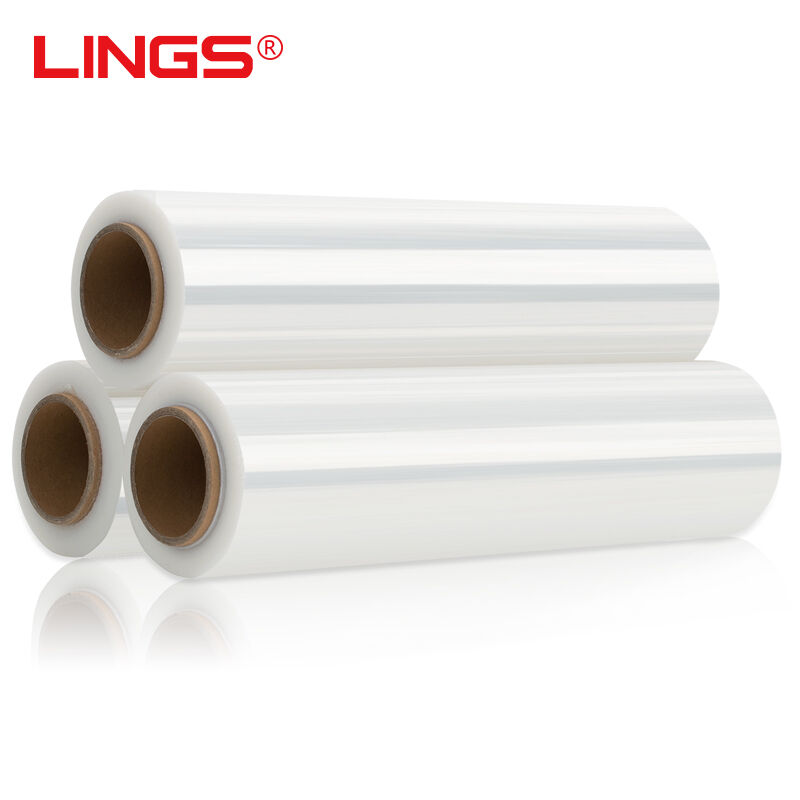 LINGS缠绕膜PE包装膜50cm宽4.3公斤拉伸缠绕膜防水膜捆包膜打包膜