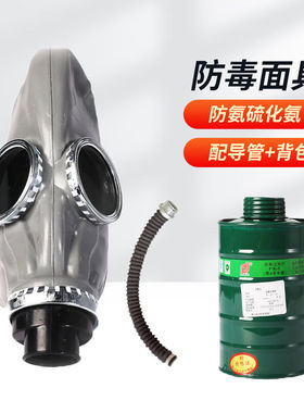 普达PD-4001防毒面具防氨硫化氨面罩+[P-K-3]绿色高级过滤件+0.5