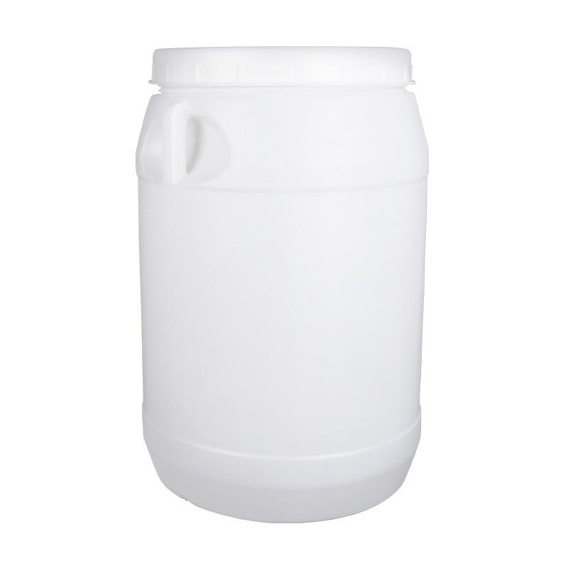 元汗653带盖加厚塑料圆桶100L升100公斤大口废液化工桶储水桶发酵