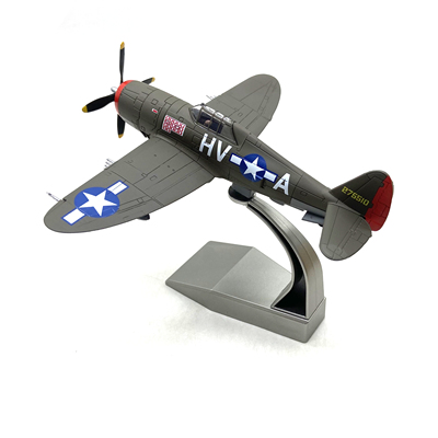 Nsmodel1：72美国P-47Thunderbolt雷电战斗机合金飞机模型成品