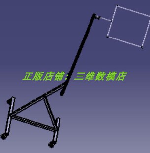 排球类篮筐蓝框架子 投球模拟器练习训练器 3D三维几何数模型 stp