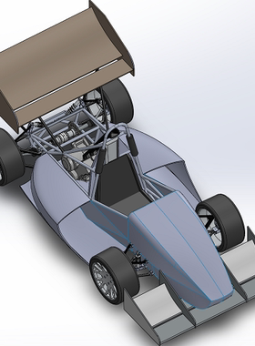 大学生方程式赛车FSAE汽车架曲面三维几何数模型车身骨架悬架底盘