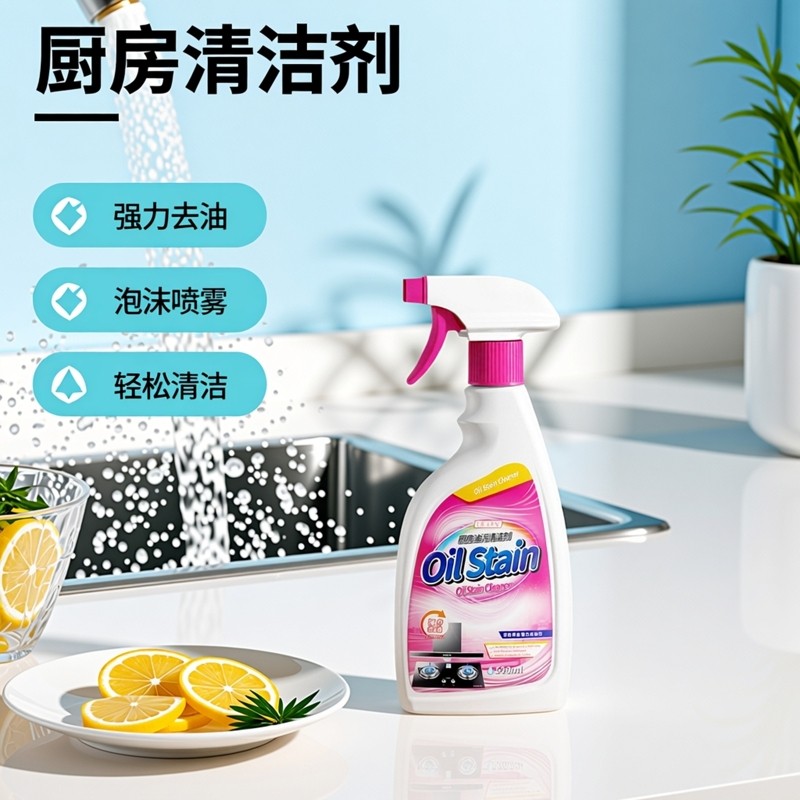 油污净厨房抽油烟机强力去污神器泡沫喷雾一喷净除重油渍免拆洗