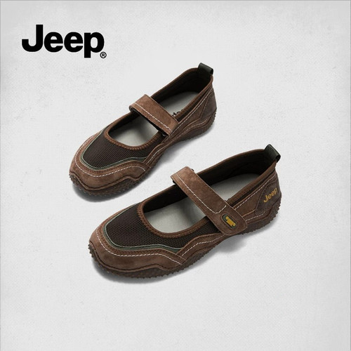 JEEP夏季网面圆头玛丽珍