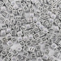 Акриловый, квадратный, английские буквы, 6x, 6mm, 4mm