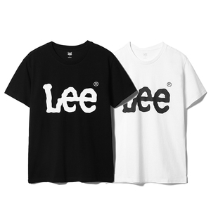 Lee短袖T恤男装经典logo印花休闲