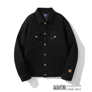 Lee牛仔羽绒服男23冬保暖加厚101＋外套黑LMT0063193YS00F 898L00
