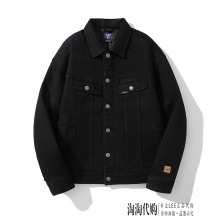 101＋外套黑LMT0063193YS00F 898L00 Lee牛仔羽绒服男23冬保暖加厚