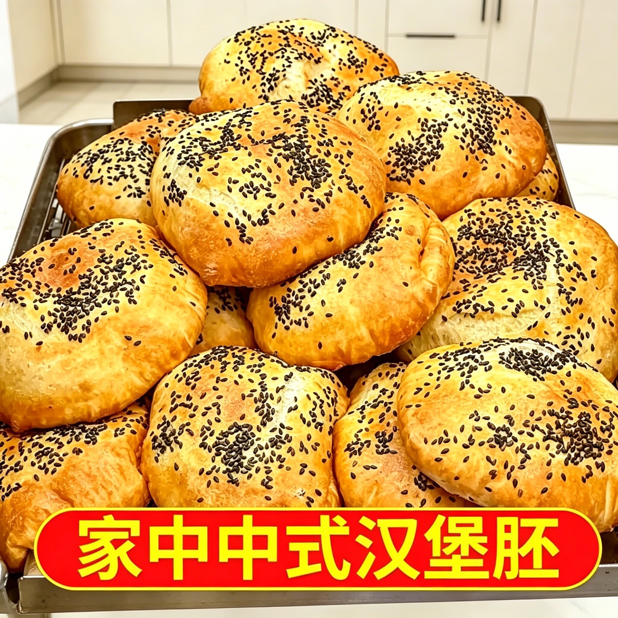美粮坊黄油汉堡胚冷冻速食早餐
