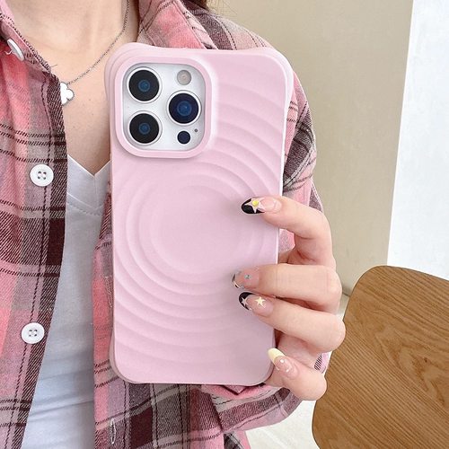 赵露思同款适用于苹果15Pro浅紫色苹果16promax纯色磁吸手机壳马卡龙苹果15保护壳苹果11波漾壳