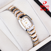 时尚 正品 进口机芯 女士长方形超薄防水石英表 休闲女表 谛诺手表