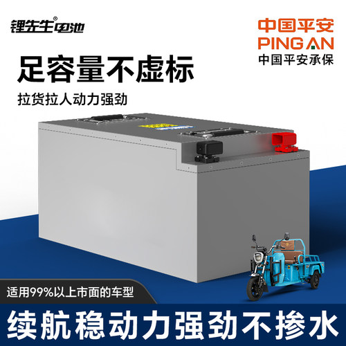 锂先生电动车锂电池60V72V大容量大功率三轮车四轮车专用锂电池