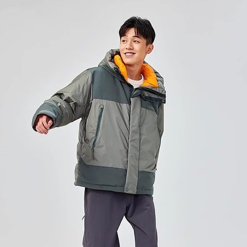 梭织短款羽绒外套L424M001