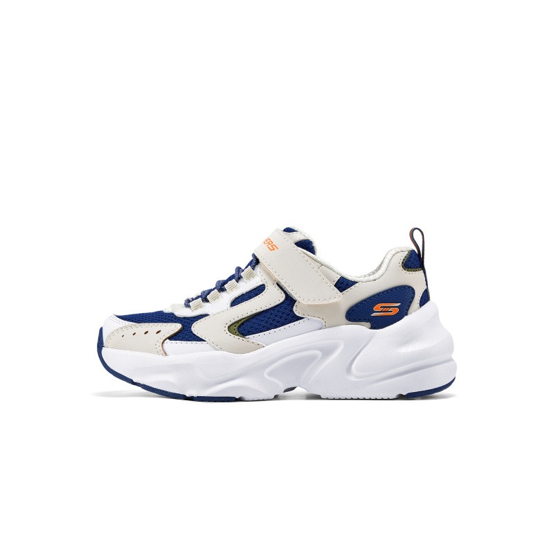 Skechers斯凯奇新款男童轻质简约网布舒适透气休闲老爹鞋405304L