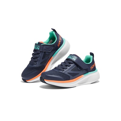 Skechers斯凯奇25新款男孩日常舒适柔软魔术贴休闲运动鞋404050L