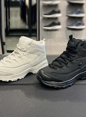 Skechers斯凯奇女加绒新款运动厚底中帮熊猫老爹鞋167570 167569