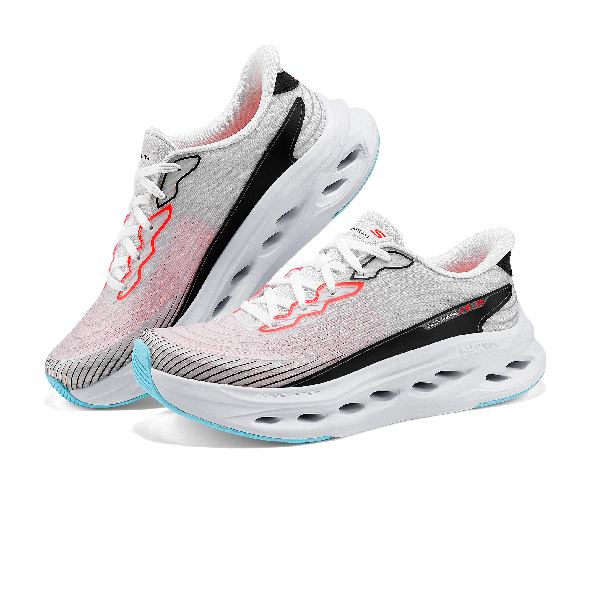Skechers斯凯奇新款男士舒适柔软透气减震耐磨专业跑步鞋220425