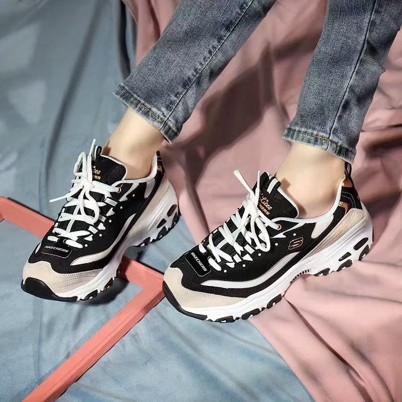 Skechers斯凯奇女士经典款熊猫鞋老爹鞋正品特价25