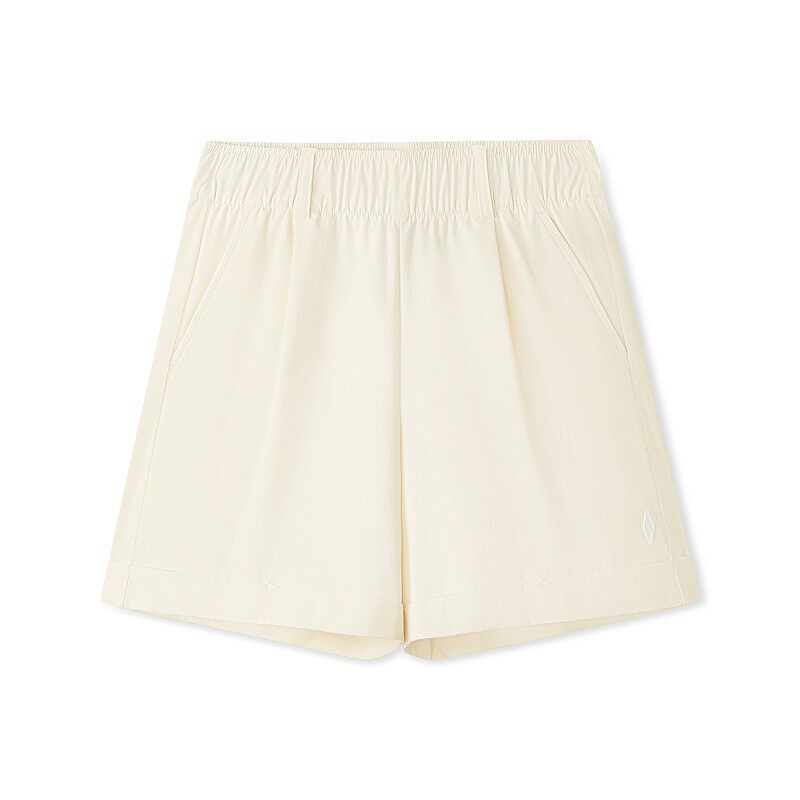 Skechers斯凯奇女士吸汗速干舒适干爽休闲梭织宽松短裤L225W241