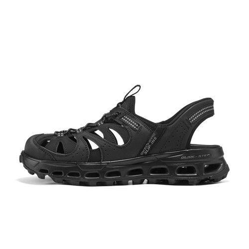 Skechers斯凯奇25新款夏季男士轻质舒适绑带城市户外凉鞋237473