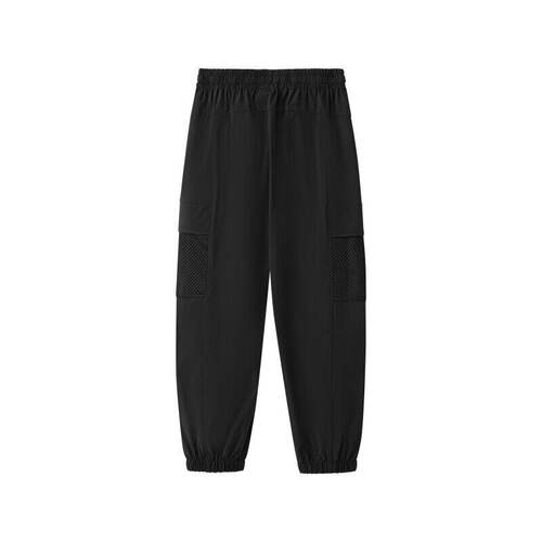 Skechers斯凯奇男童夏季亲肤透气柔软工装针织束脚长裤P226B006