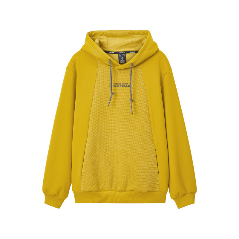 Skechers斯凯奇新款中性舒适休闲耐穿针织连帽套头卫衣L424U163