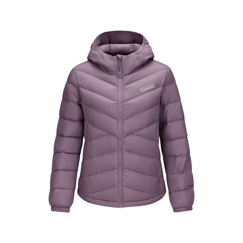 Skechers斯凯奇新款女子户外梭织防风保暖连帽羽绒服外套P425W185